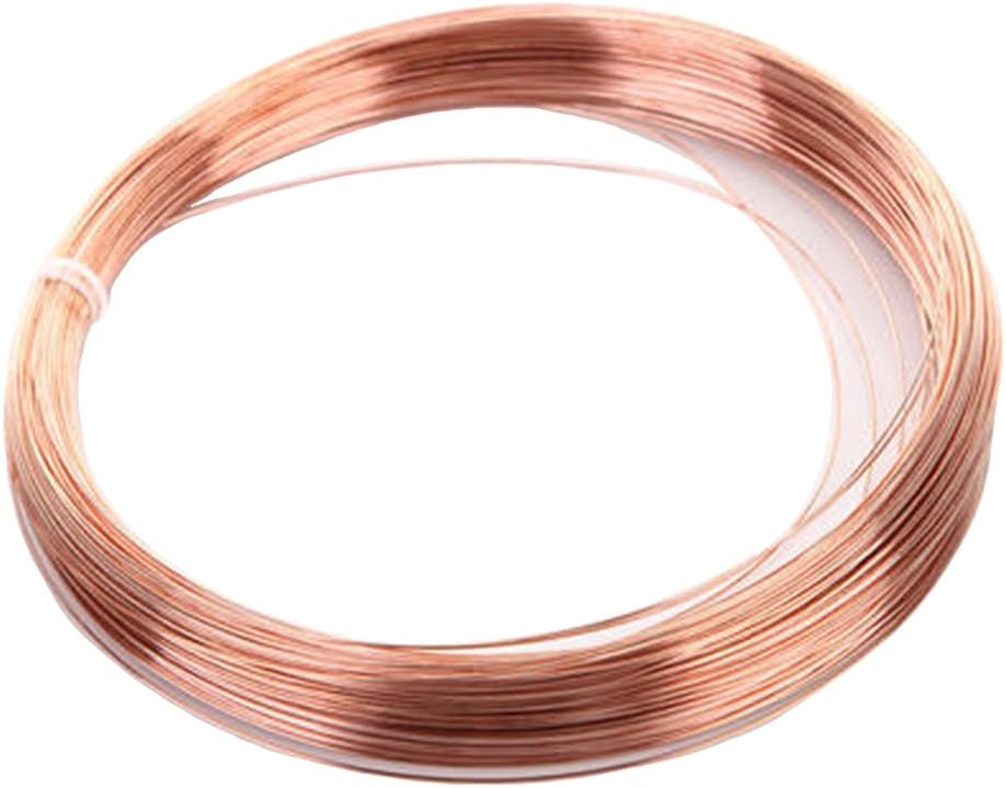RZDEAL 4 Meter Long AWG(2mm Diameter) Solid Copper Wire Conductive Copper Wire T2 Craft and Jewellery Making