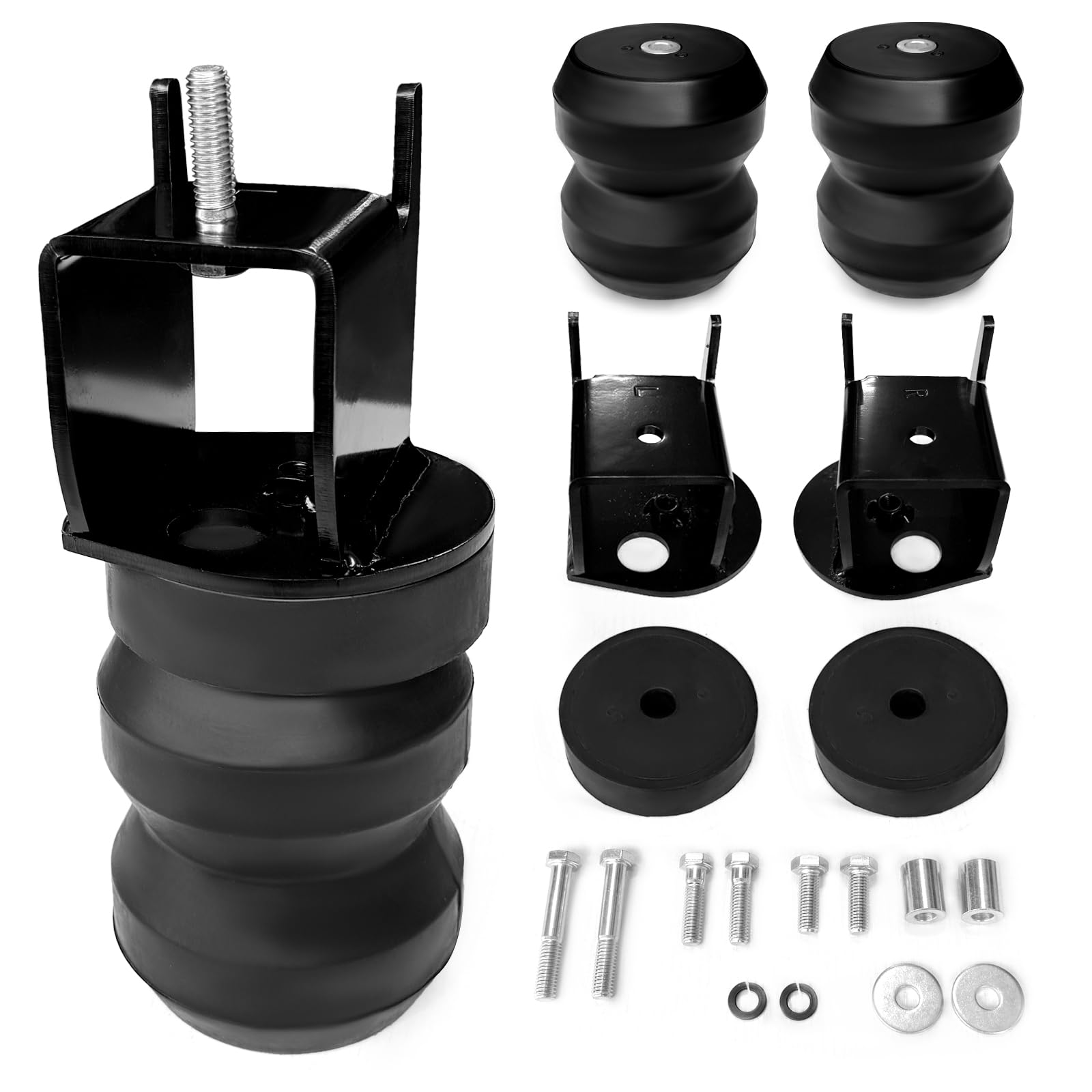 Photo 1 of MILLISEC Rear Rubber Helper Suspension Bump Stops Compatible with 2009-2014 F150 4WD Car Spring Kit, OEM Number Replaces# FR1504D