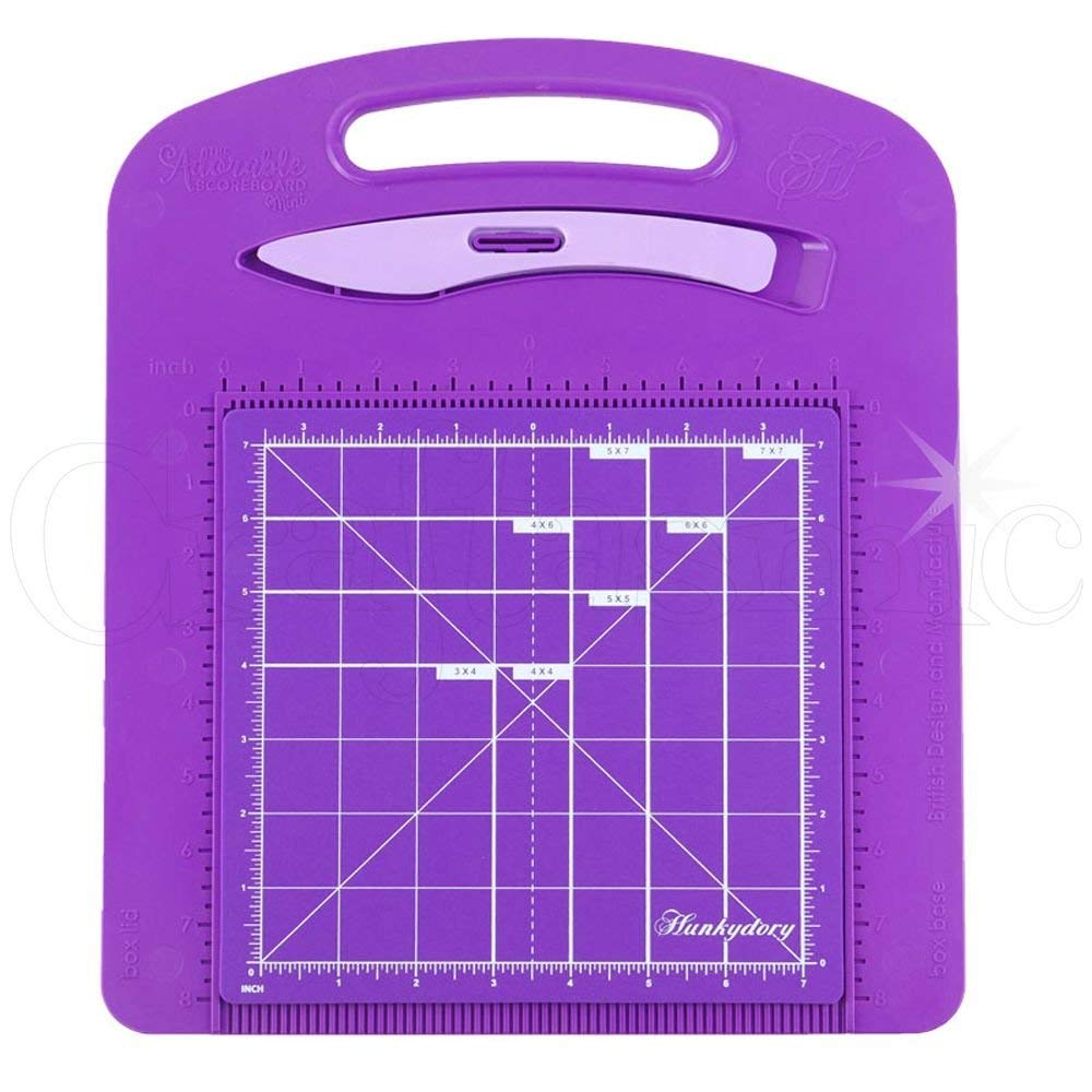 Hunkydory - The Adorable Scoreboard MINI - 8" x 8" Portable Crafters Score Board, Purple - Image 4