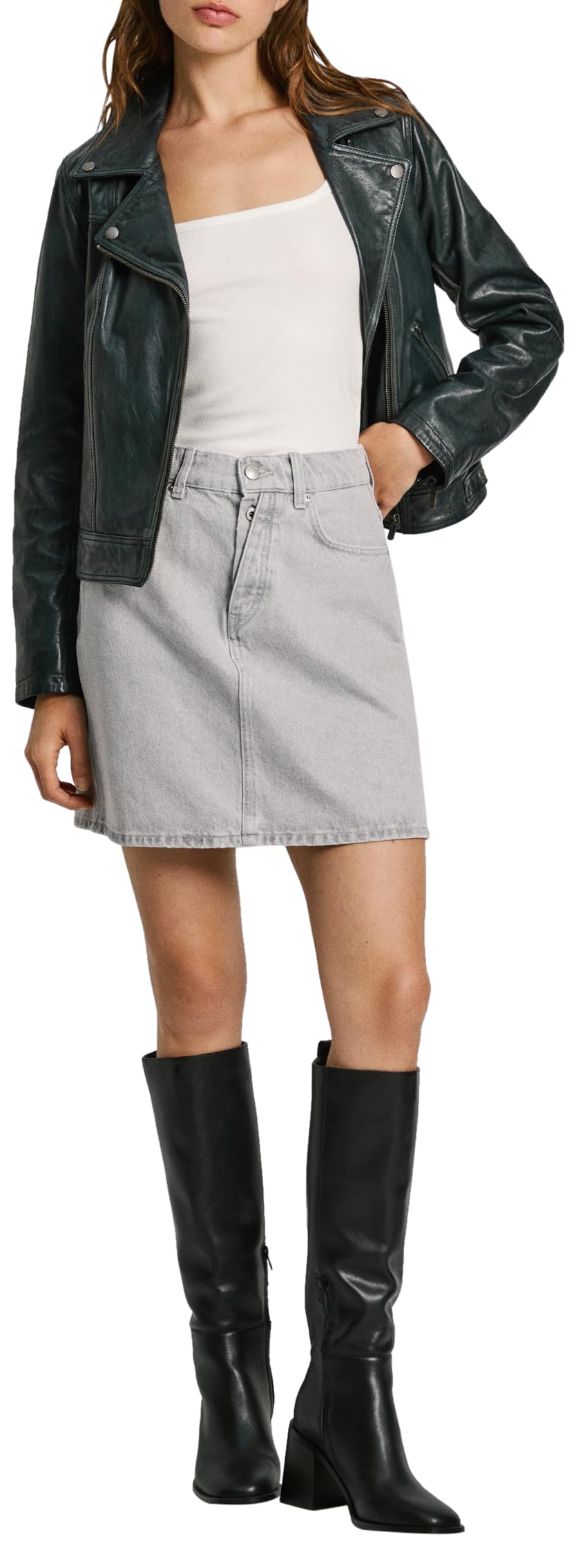 Pepe Jeans Mini Skirt HW Cloud Falda Mujer