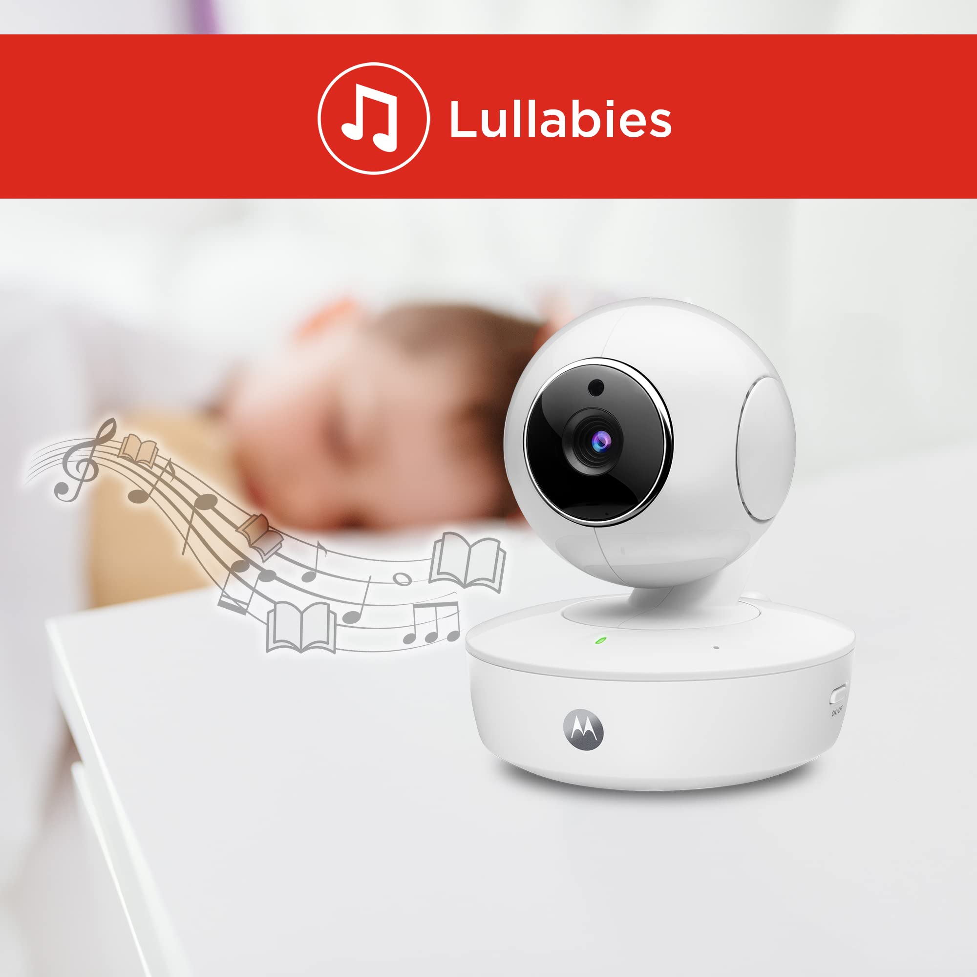 Motorola Baby monitor video digitale con schermo da 5.0 e camera