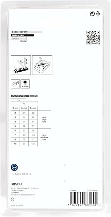 Bosch Accessories 2608577139 drill set including ''' Impact Control HSS 8 pieces, 0 W, 0 V