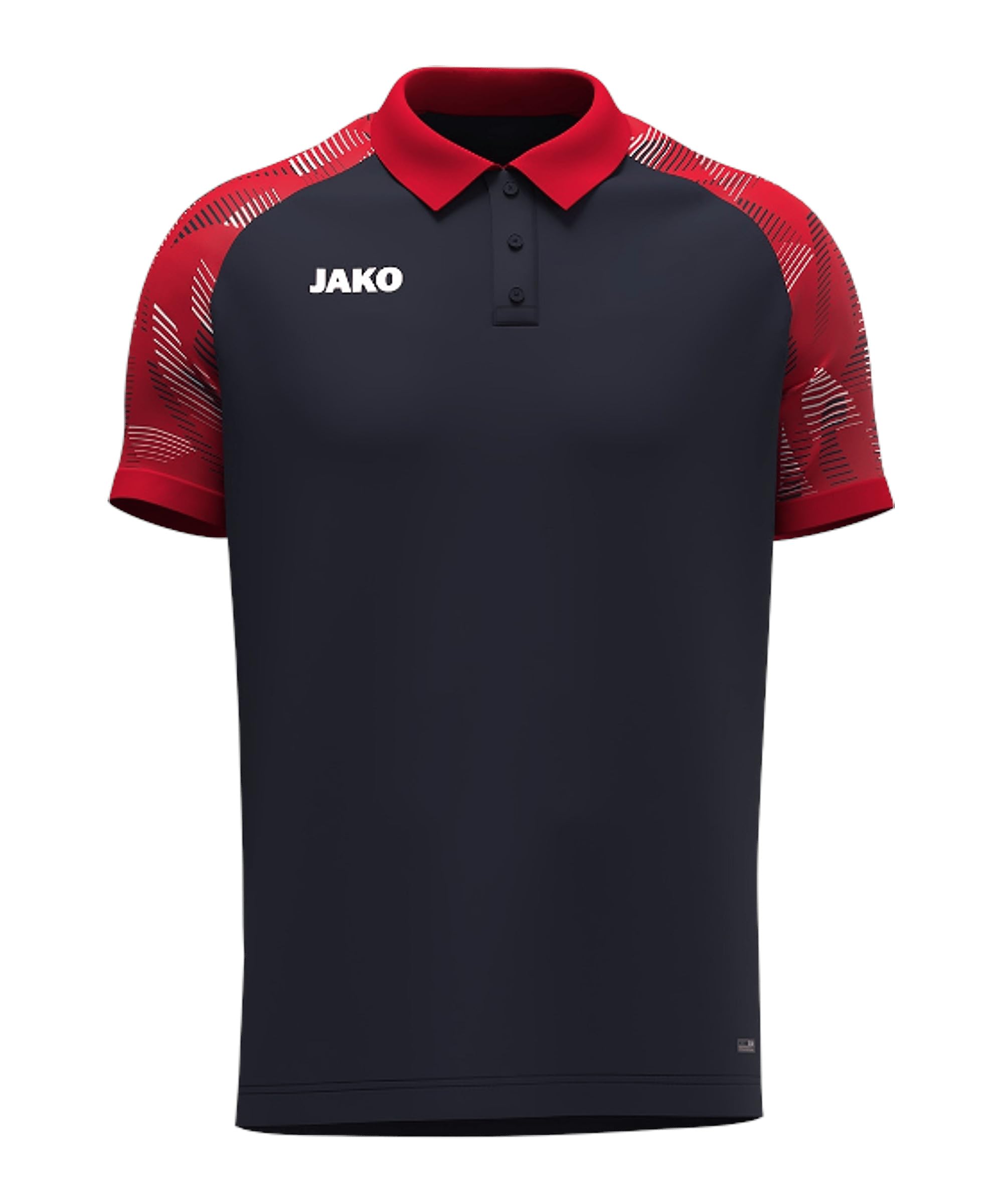Jako Unisex Polo Shirt Sonic, Navy/Red, L
