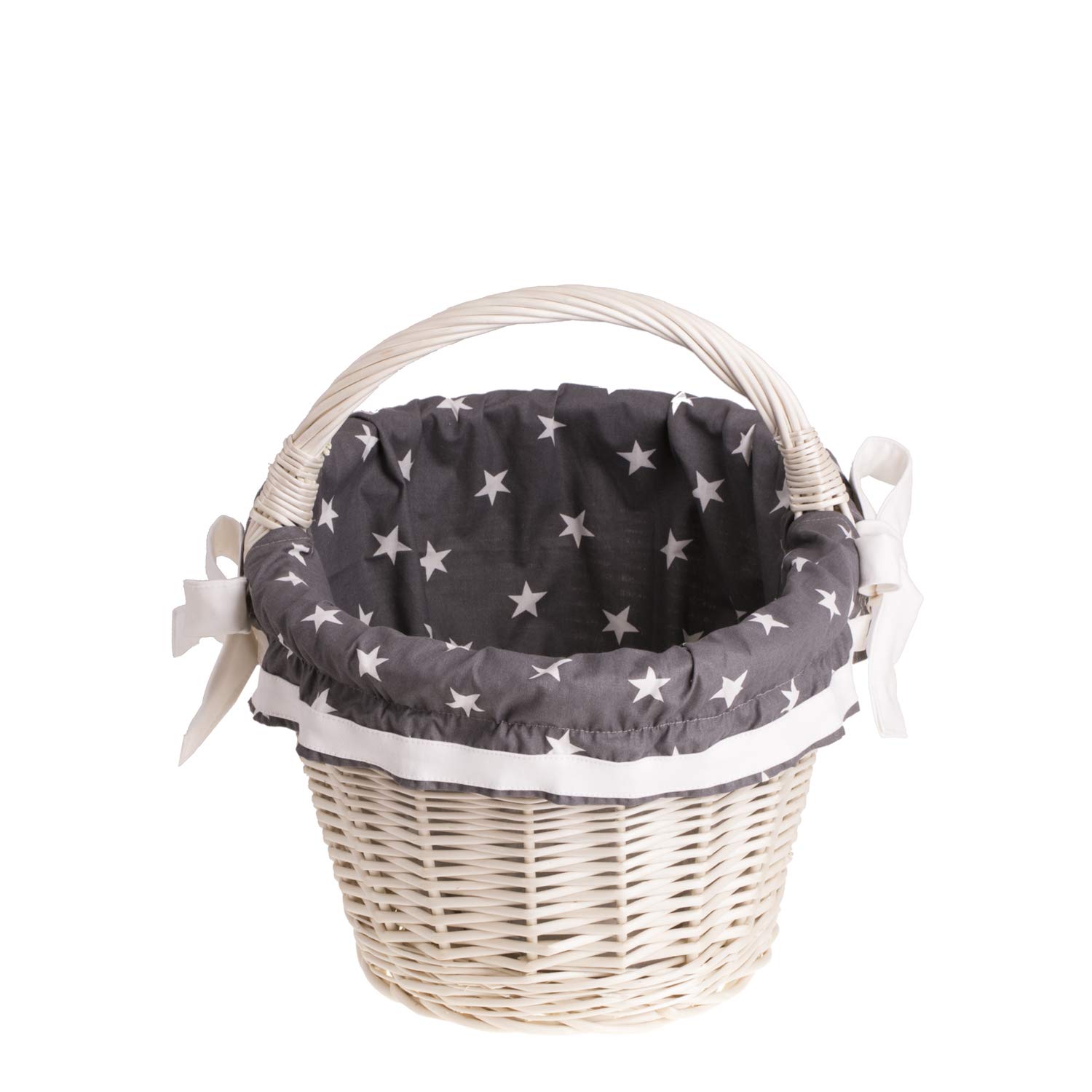 e-wicker24 koszyk na zakupy z wikliny w stylu retro, kosz wiklinowy owalny
