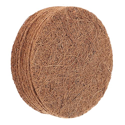 Milisten 12stücke Kokosfaser Einlage Für Hängende Blumenampel Atmungsaktive Coir Liner Für Balkon Garten Für Pflanzgefäße Praktisch Wasserspeichernd
