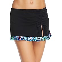 Profile by Gottex Womens Standard Asymmetrical Side Tie Skirted Swimsuit Bottom