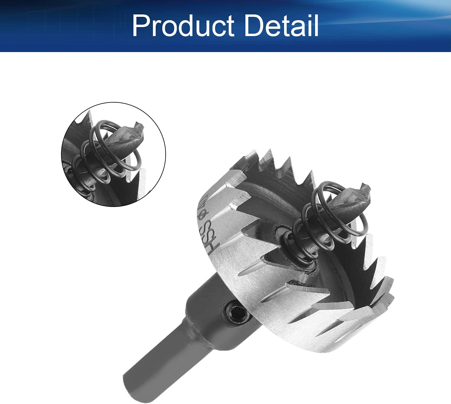 Auniwaig 40mm HSS Hole Saw Kits for Metal, High-Speed Steel Hole Saw Cutting Kit Drill Bits Opener Cutter Tool, for Cutting Holes on Wood, Plastic Sheet, Stainless Steel, Iron, Aluminum Plate