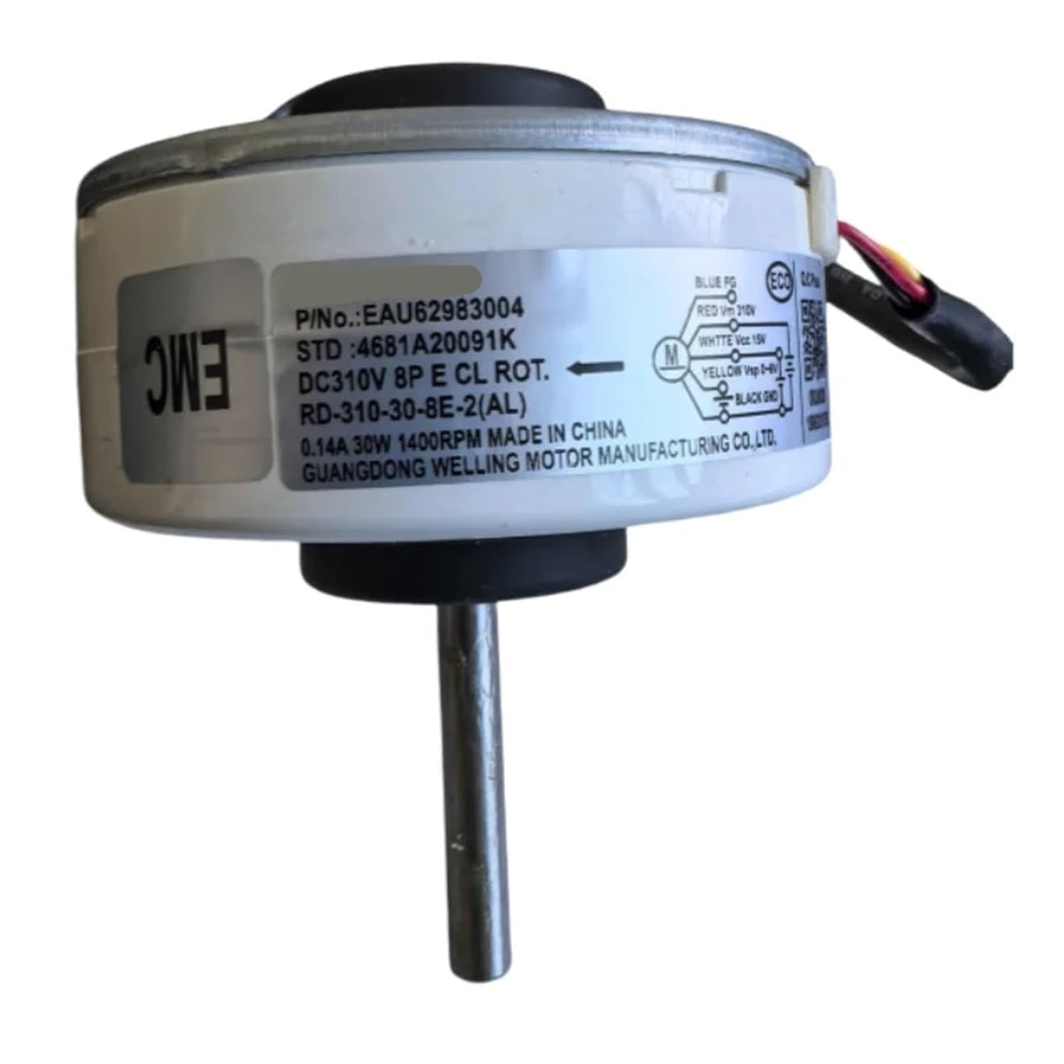 310V 8P air Conditioning Motor for RD-310-30-8E-2(AL) EAU62983004 4681A20091K SIC-37CVJ-F130-3 Replacement Motor