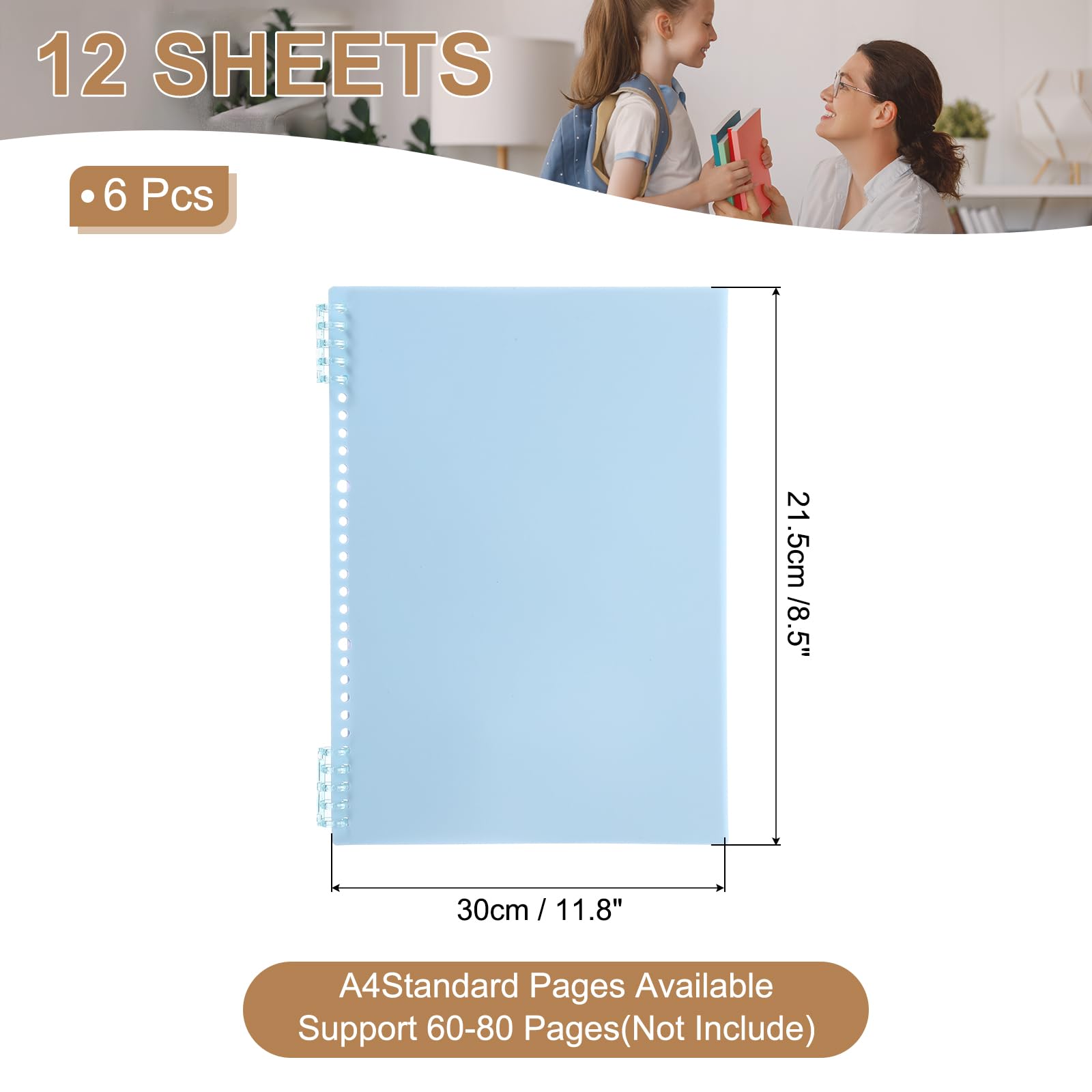 PATIKIL 12 Pack Binding Covers - Image 2