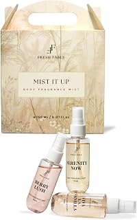 Fresh Fable Mist It Up | 3 x 50 ml | Unisex Long Lasting Body Mist Gift Set | Floral, Fruity & Vanilla Premium Fragrance M... Price In India