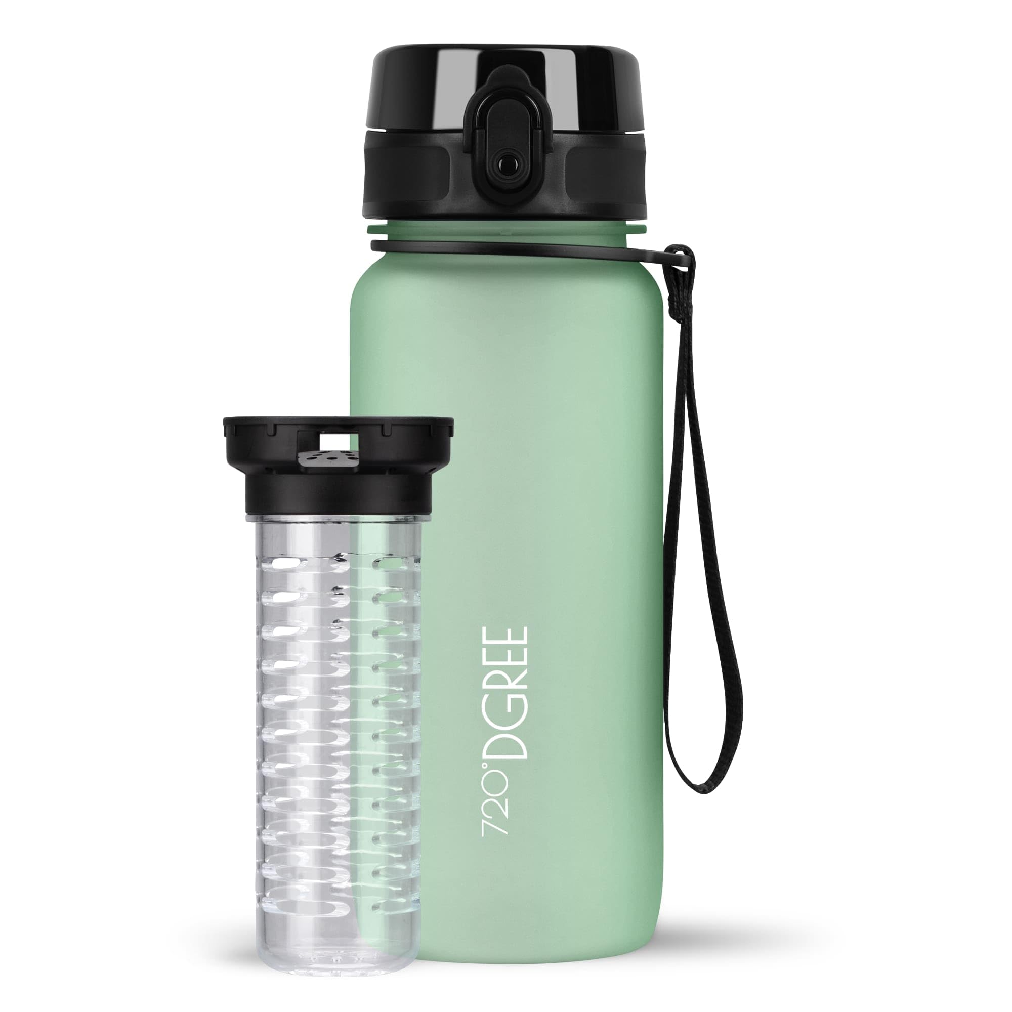 720°DGREE Botella Agua 1 Litro “uberBottle“ - Tamiz-Fruta, softTouch - Sin BPA, Prueba de Fugas, Reutilizable - Cantimplora, Water Bottle ideal para Deporte, Fitness, Gimnasio, Senderismo, Ciclismo — view 140