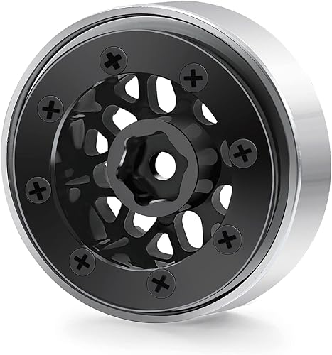 Miniatura 3 de Benedict Harry - Juego de 4 ruedas para llantas de oruga para 118 TRX4M TRX4-M Axial AX24 SCX24 Bronco Deadbolt C10 JLU Gladiator piezas de