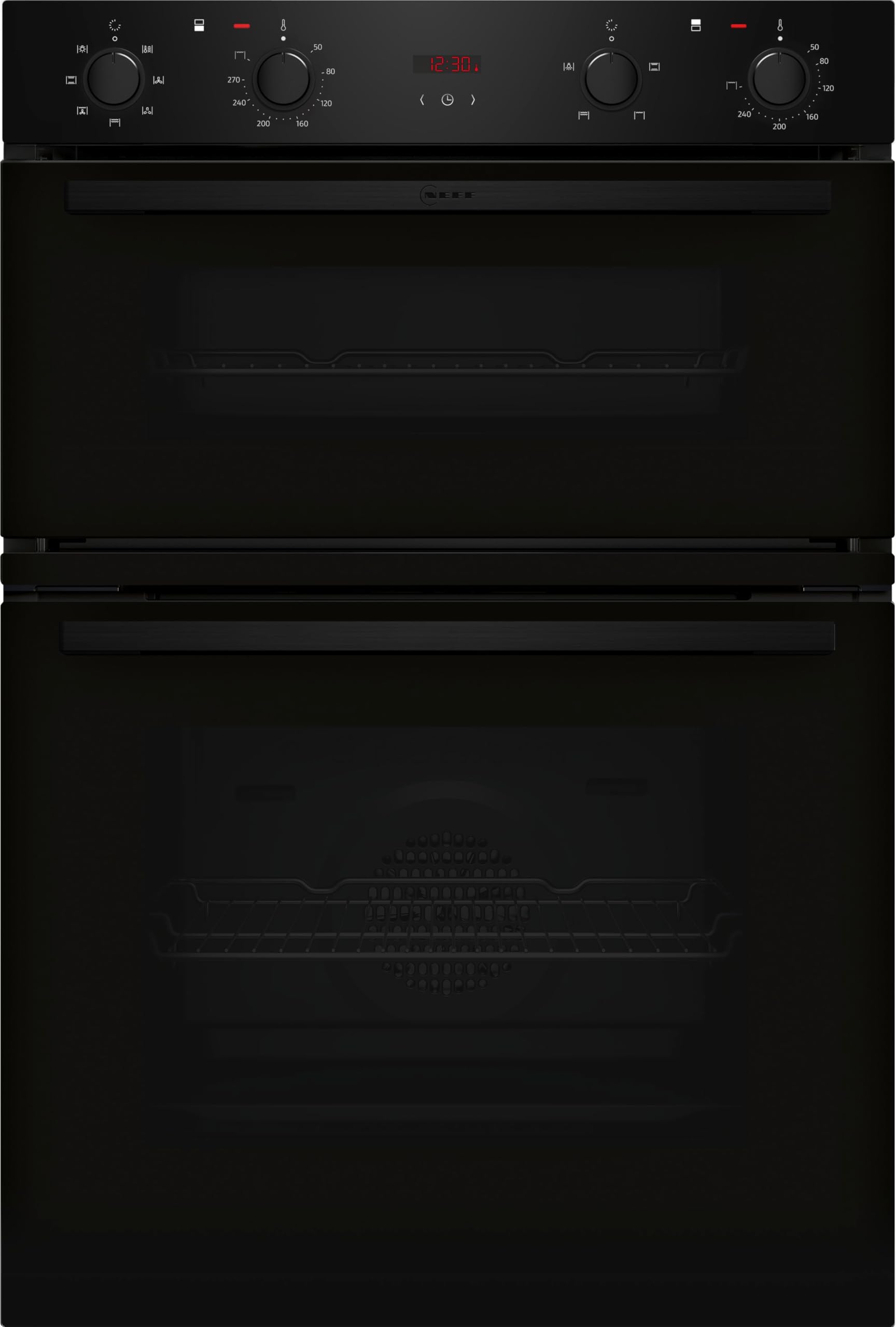 NEFF Built In Electric Double Oven - U1DCC0AK3B - Black
