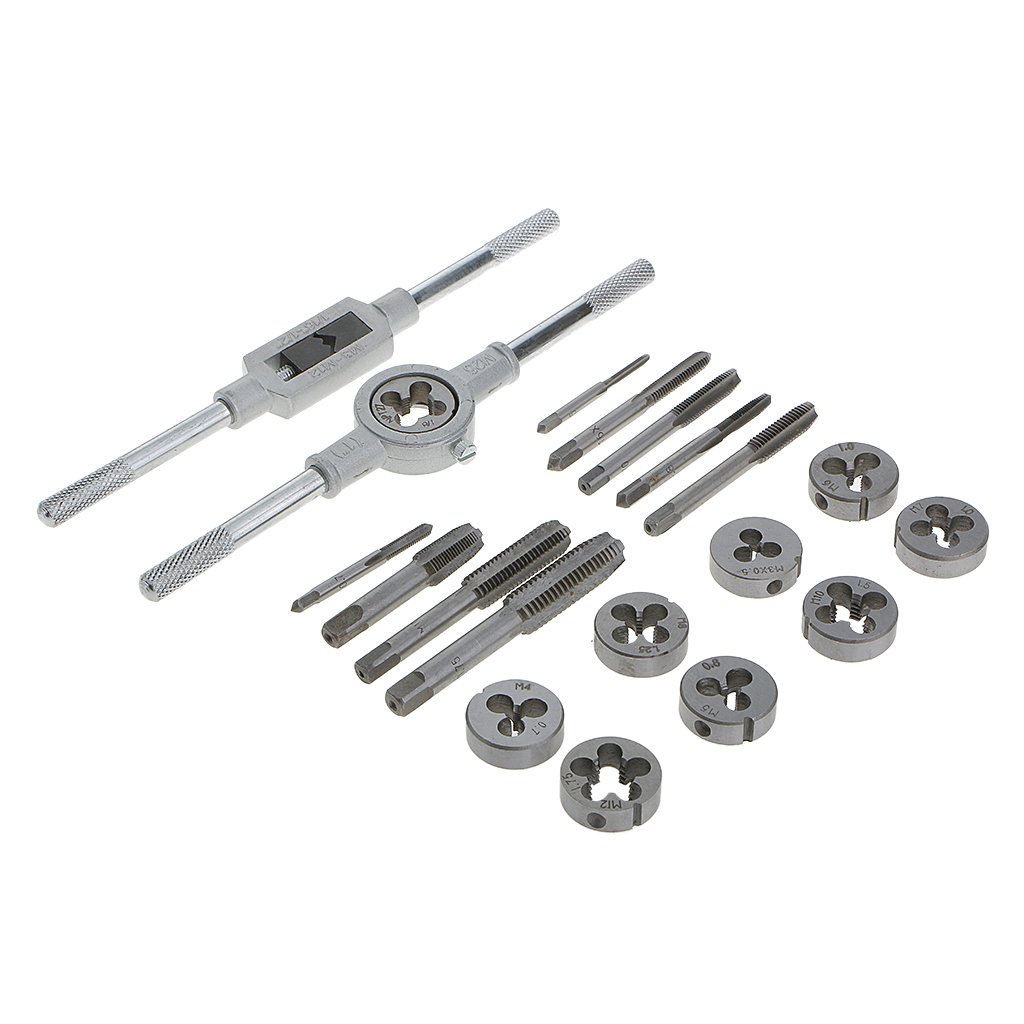 Generic PZIN51007840 20 Pieces Metric Tap and Die Set Carbon Steel Thread Tool M3 to M12 Storage Case (B01M6BHSKG) Amazon Price History, Amazon Price Tracker