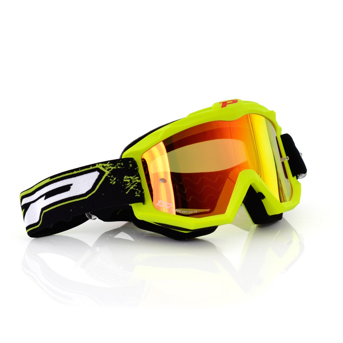 PRO GRIP Unisex Adult Goggles (Matte Black, ONE Size)