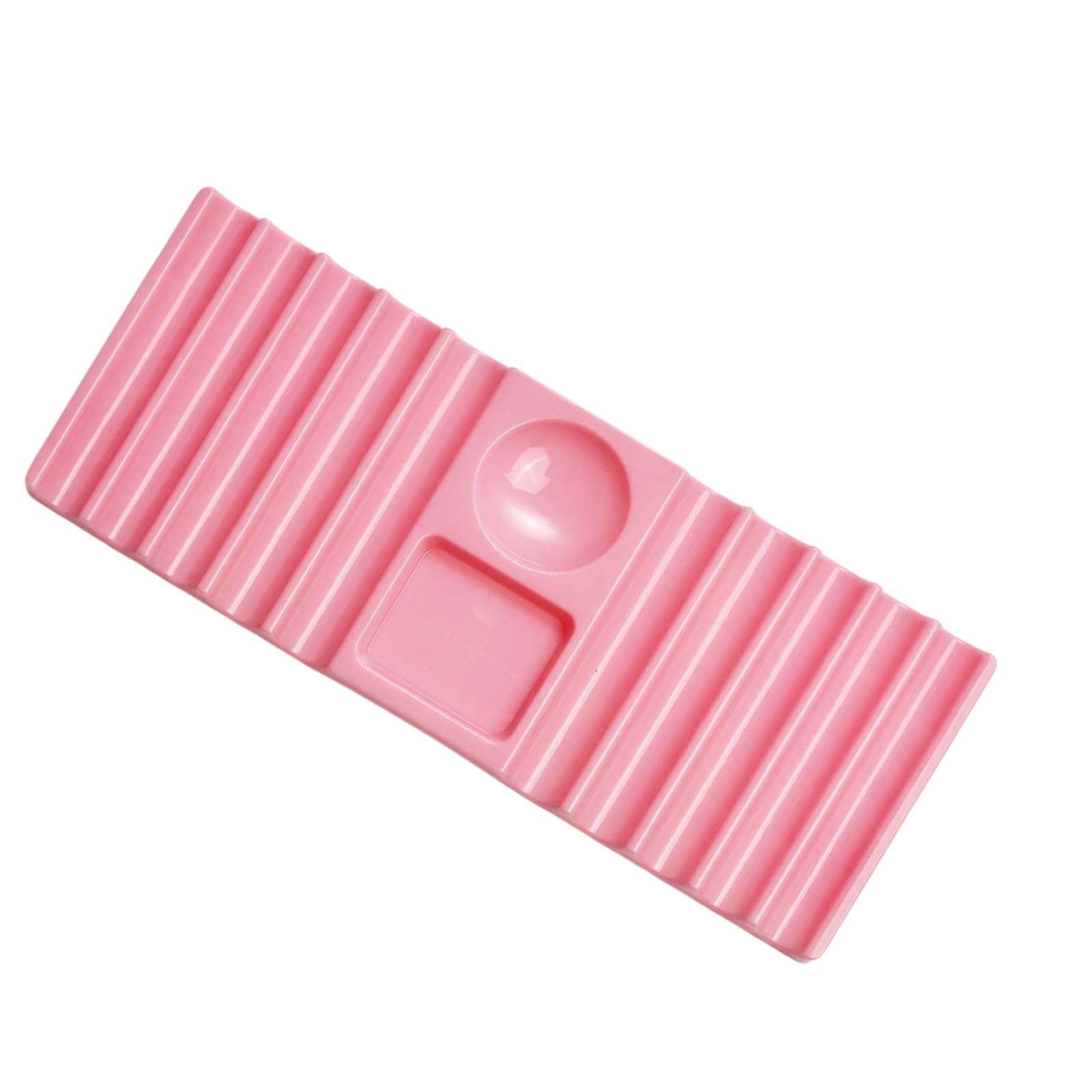 NVOQILIN Nails Art Accessories Organiser Tray for Extension Templates and Carving Brushes Sturdy ABS and Space Saving Nails Art Brush Holder
