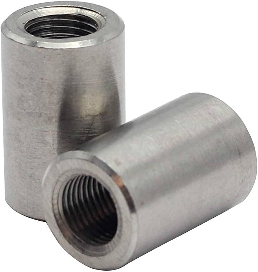 Sourcing Map Hexagonal Coupling Nuts M10 X 1mm Thread 30mm Length