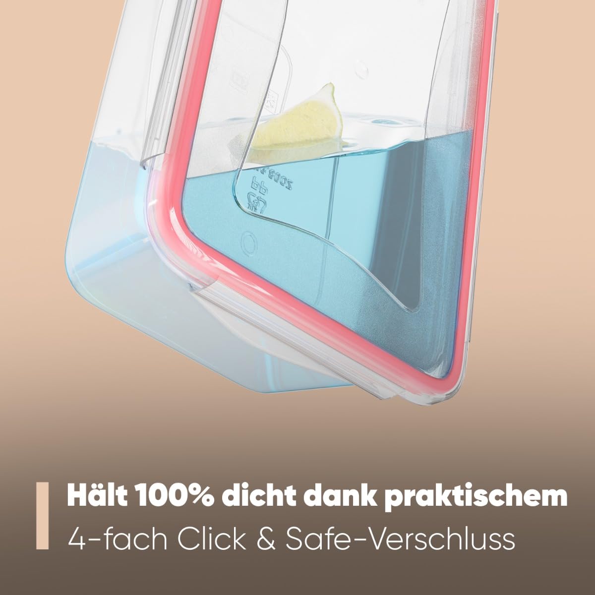 Set of 7 Plastic Food Storage Containers with Lids, 100% Leak-Proof, Meal Prep Boxes with Lid, Storage Containers Suitable for Dishwasher, Microwave and Freezer C-FHD 4008 K