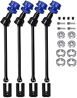 Vista 8 de Actualizaciones del eje de transmisión para 1/10 de ancho (no para brazos de fábrica más cortos), 4 piezas de mejoras de eje de transmisión CVD