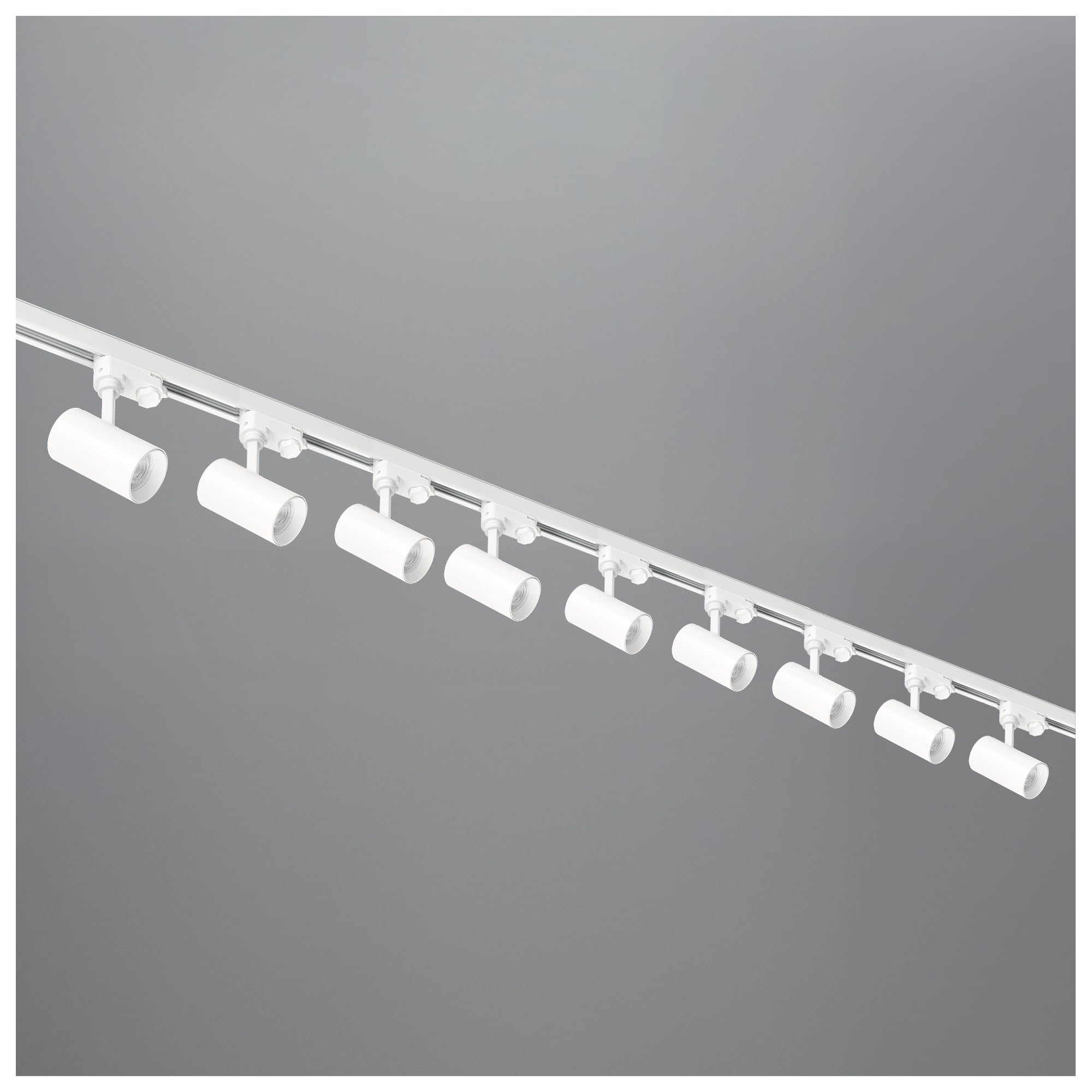 NEXTRACK 3-Phasen-Schienenset Komplett-Set mit GU10 Lampe 1m 2m Schiene Weiß