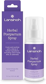 Lansinoh Herbal Perineal Spray, Postpartum Essentials, 3.5 Ounces