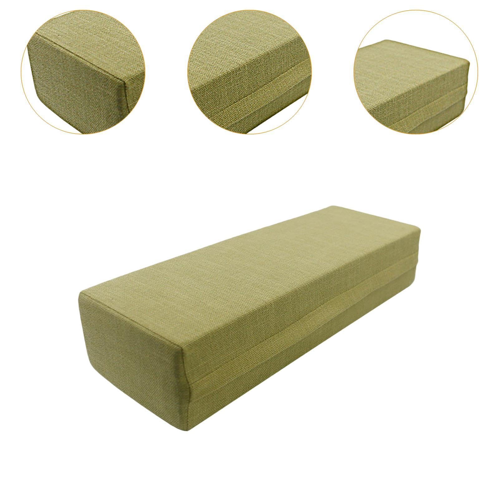 Colaxi Bolster Pillow with Carrying Handle, for Poses Modification Accessories Women for Support Cushion Removable Cover, Green