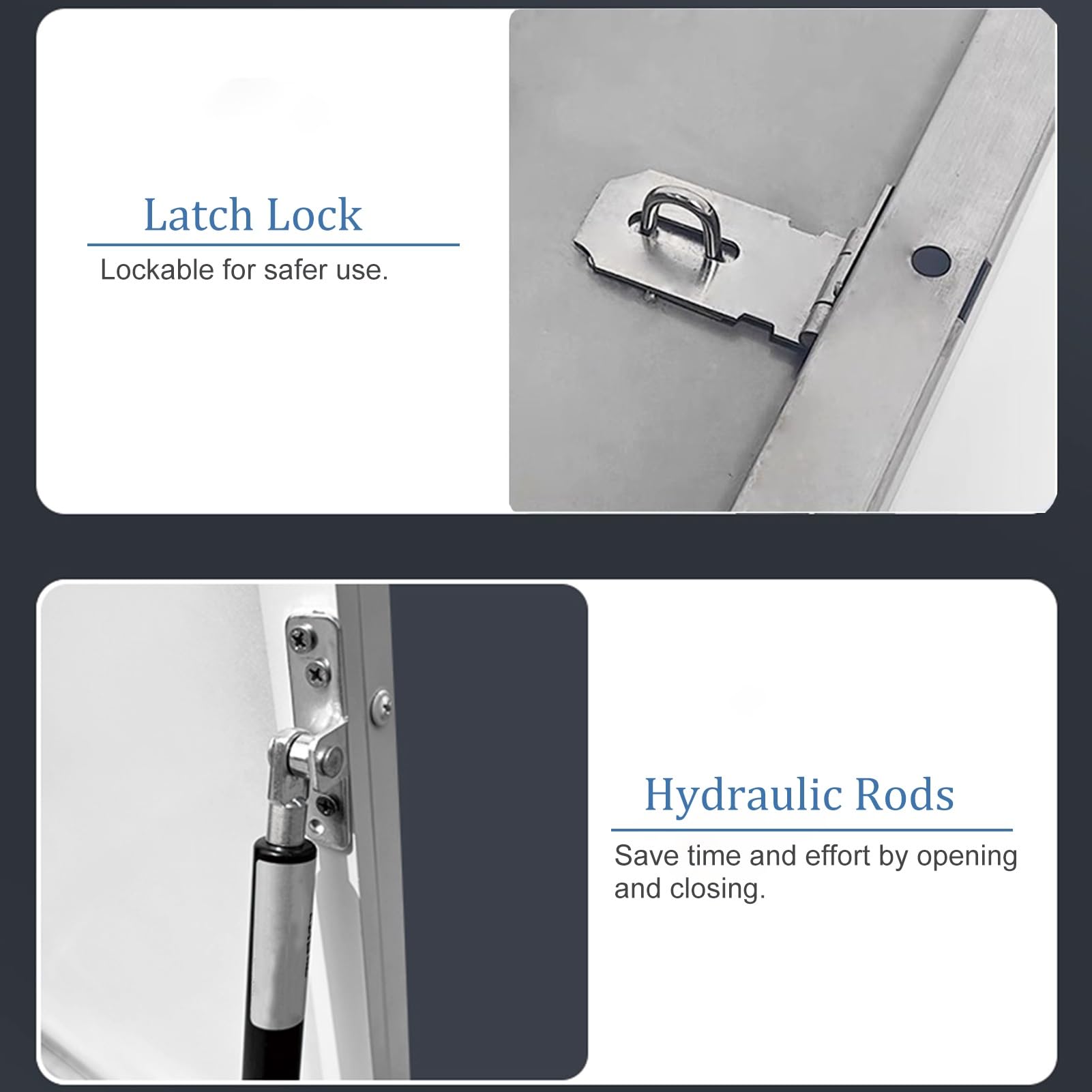 Porte d'accès pour grenier en aluminium, trappe de toit imperméable avec loquet de verrouillage, couverture d'accès sécurisée pour fenêtre de toit et inspection du toit