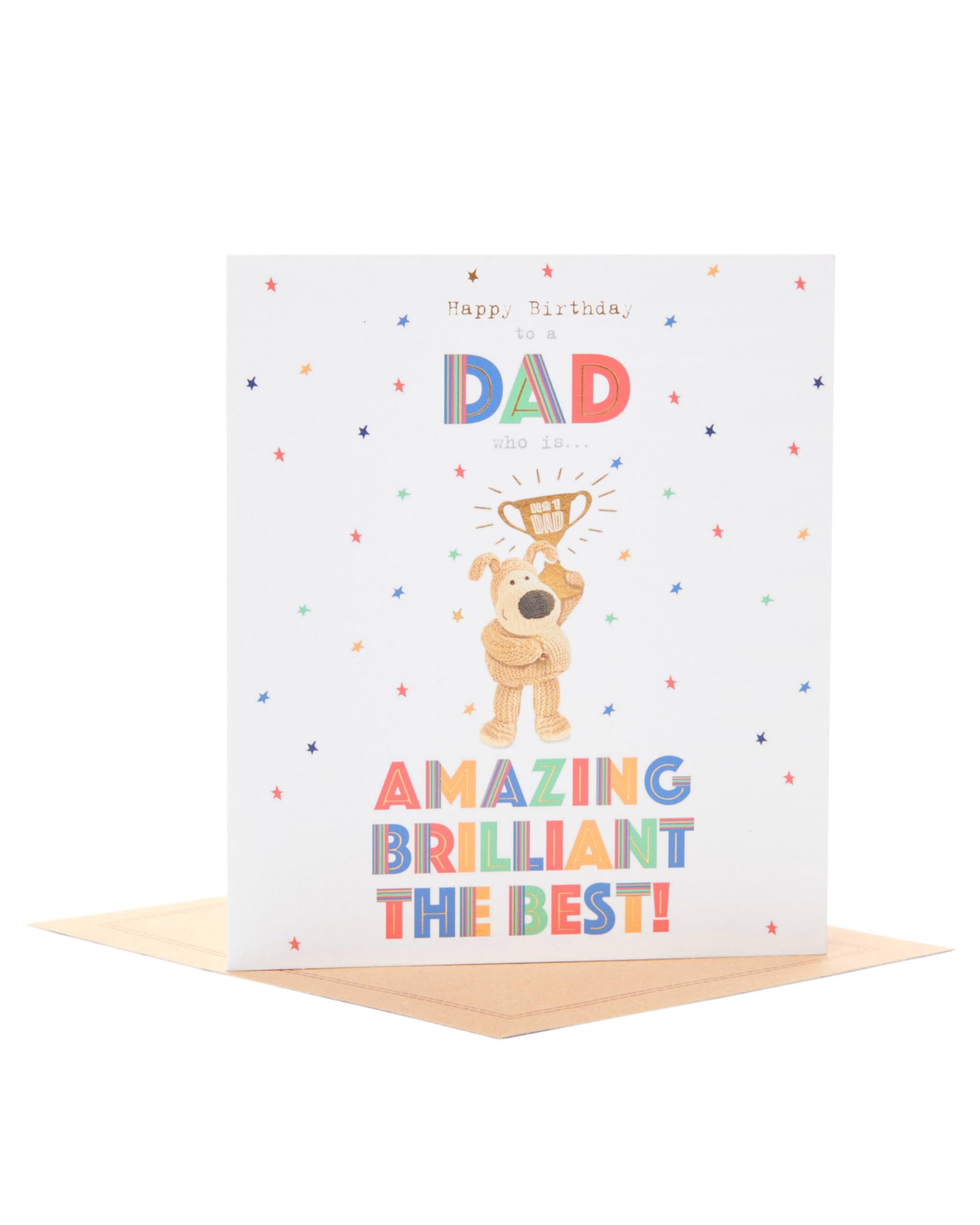 BoofleBoofle | Birthday Card for Dad | Happy Birthday Gifts | Him, Boys, Men | Cute Design | With Envelope | 165 x 190 mmThe Forest Stewardship Council