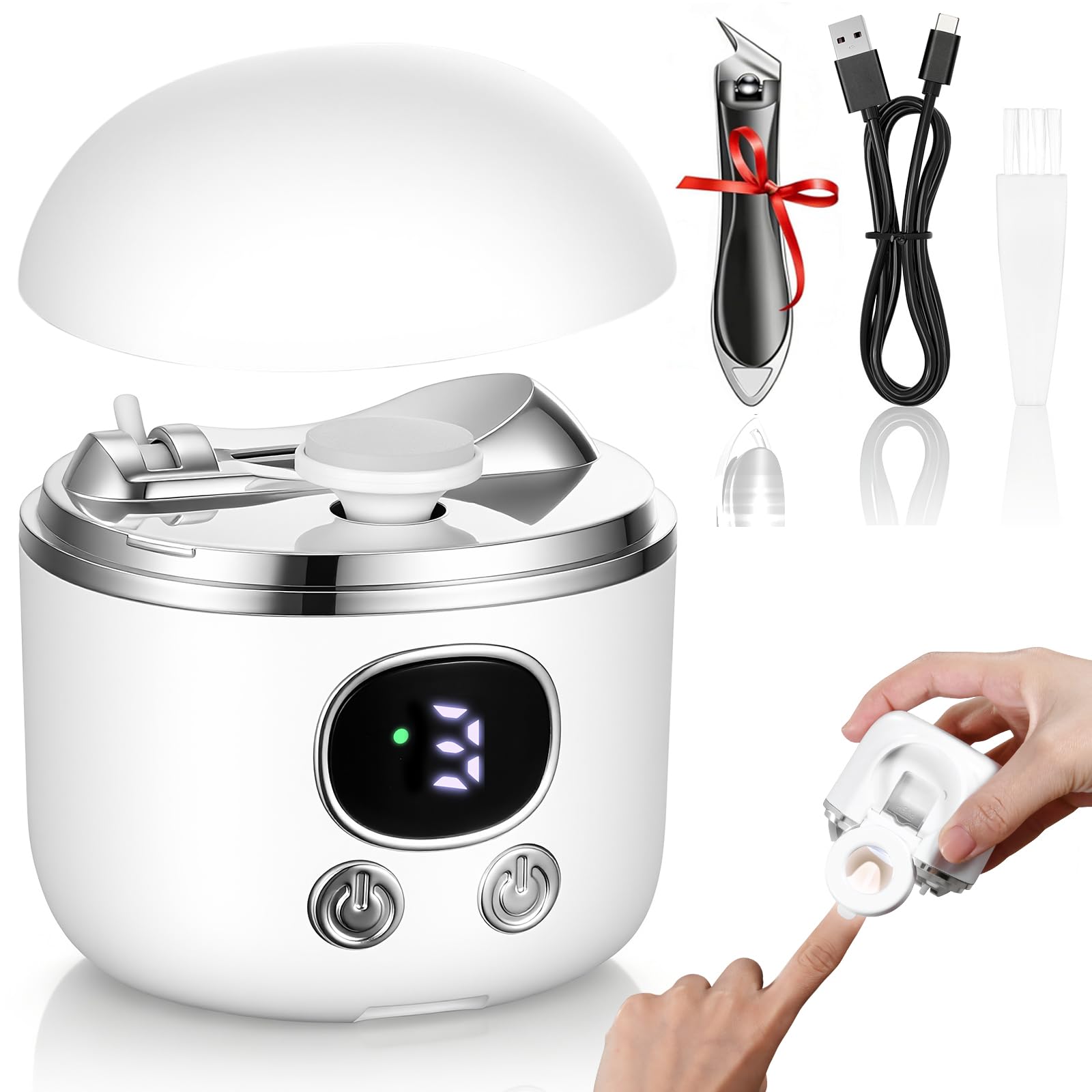 Jdeetve 5-in-1 Electric Nail Clipper