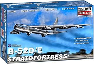 Minicraft (MINGF) Models 014745 1/144 B-52 D/E Stratofortress Model Kit, White