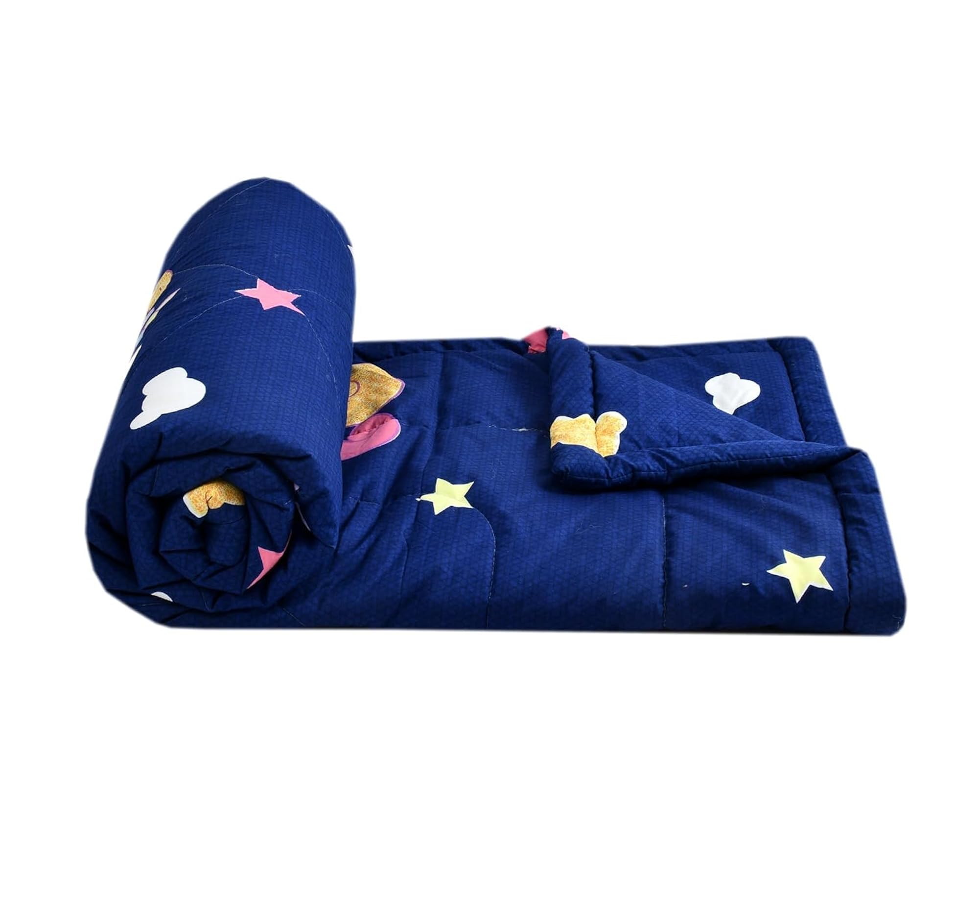 Single Bed Cartoon Printed Blankets for Kids, Dohar for Kids