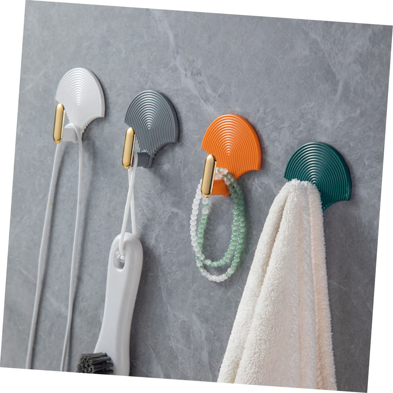 MAGICLULU 20piezas Ganchos Adhesivos Multiusos Impermeables Para Baño Cocina y Entrada Gancho Autoadhesivo Para Llaves y Toallas