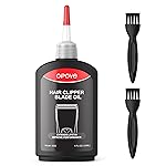 opove Premium Hair Clipper Blade Lubricating Oil for Clippers, Trimmers, Groomers, Rust Prevention, 4.05oz/120ml, 1 Pack with Clean Brushes
