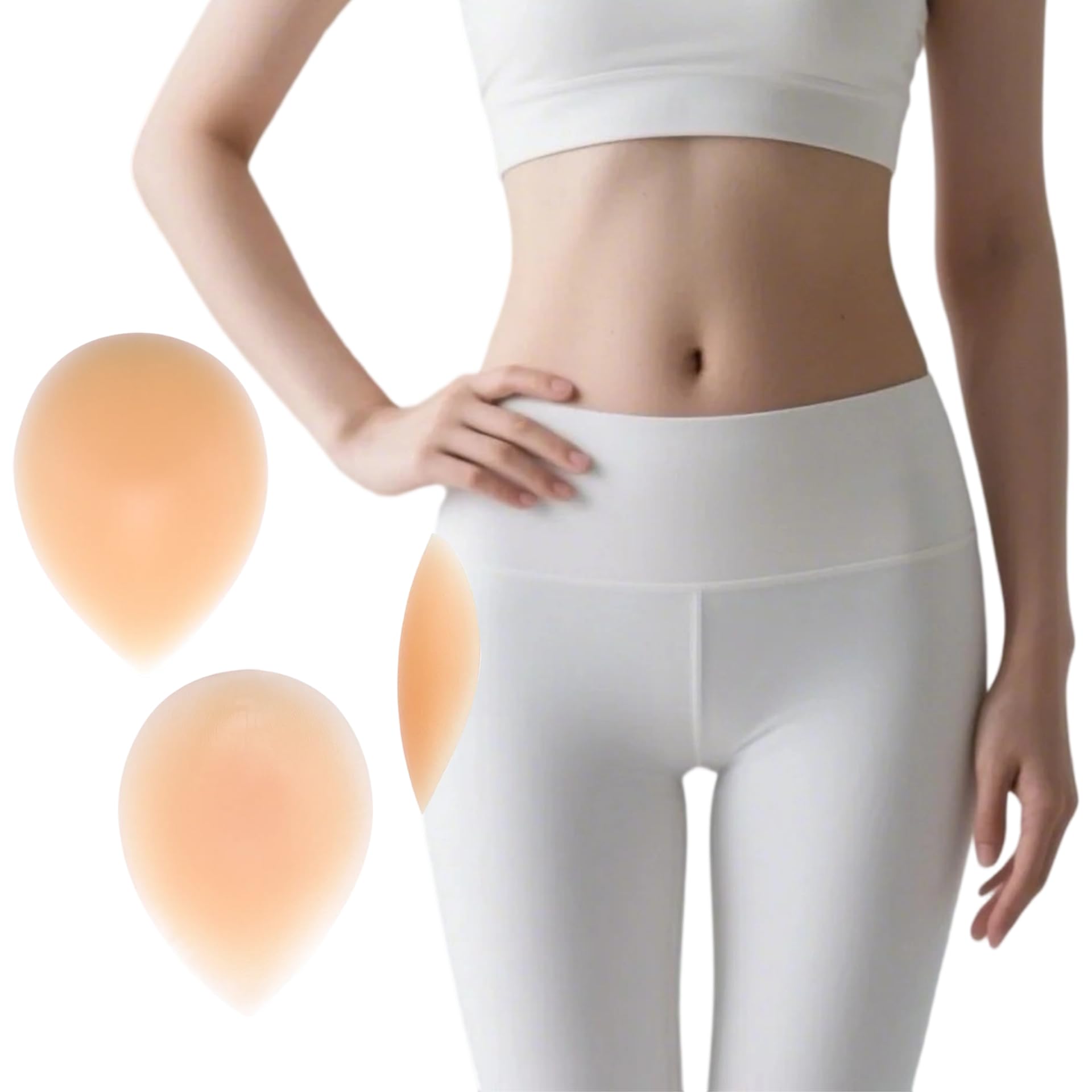 Hip Pads for Women, Silicone Hip Enhancer, Hip Dip Corrector, Fake HIPS for Daily Wear and Special Events, Medium Size, Skin Tone-image-12