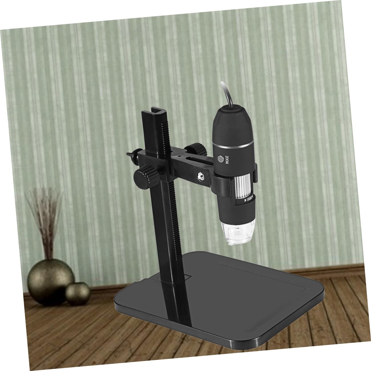 Gatuida Microscopio Digitale Portatile USB con Supporto Rilevatore Alta Risoluzione per Studio e Didattica Compatibile con Sistemi Operativi Vari