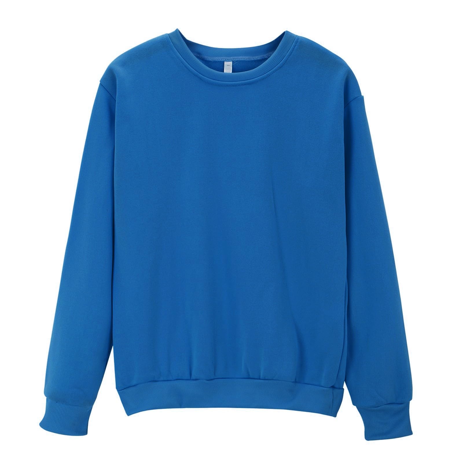 Betadog Womens Sweatshirts Crewneck Fleece Oversized Pullover Sweater Cute Long Sleeve Shirts Teen Girls Preppy Clothes 2025