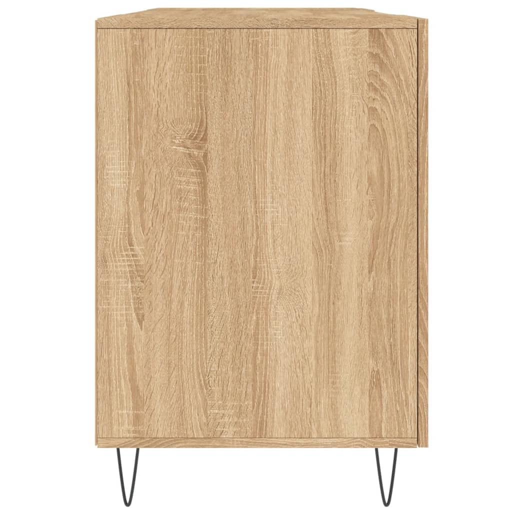 Scrivania Pc Tavolo Gaming Tavolo Consolle Scrivanie Gaming Scrivania Rovere Sonoma 140x50x75 cm in Legno Multistrato per Studio Soggiorno Camera Da Letto Sala Studio