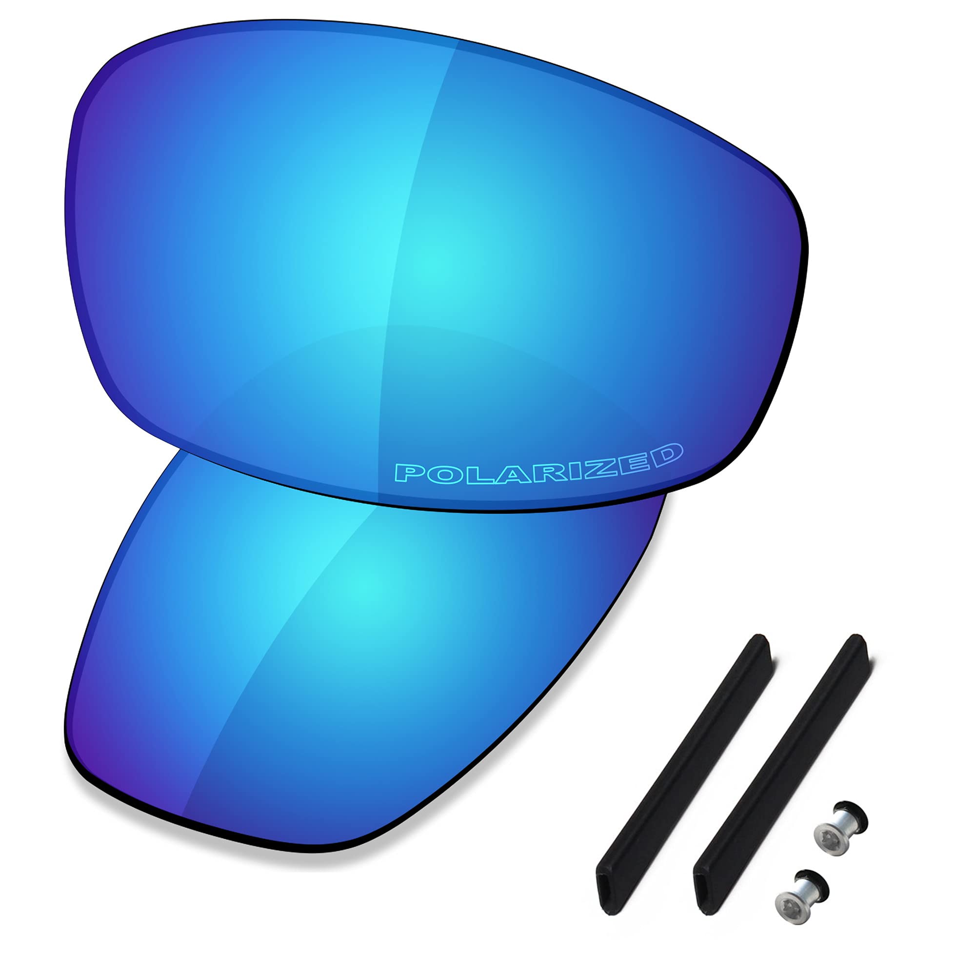 SAUCER Premium Replacement Lenses &amp; Rubber Kits for Oakley Split Jacket OO9099 | Split Jacket Low Bridge Fit Sunglasses