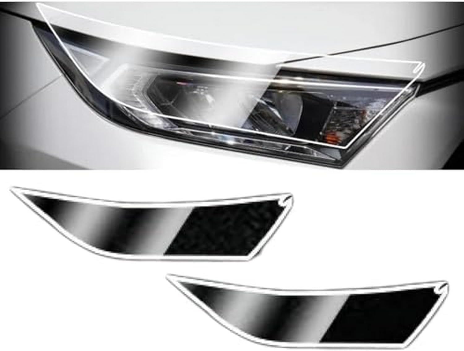 SamLng Car Front Light Film for RAV4 2019-2023 Car Exterior Headlight Film Front Lamp Tint Film Ppf TPU Sticker Car Light Tint Film