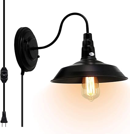 Amazon Qucover ブラケットライト ウォールライト 照明器具 壁掛け灯 防雨型 レトロ 工事不要 2way取り付け 壁取付ランプ 工業風 北欧風 壁掛け灯 ランプ ヴィンテージ アンティーク風 廊下 リビングルーム ダイニング 屋内照明 アンティーク 壁掛け照明 おしゃれ 間接