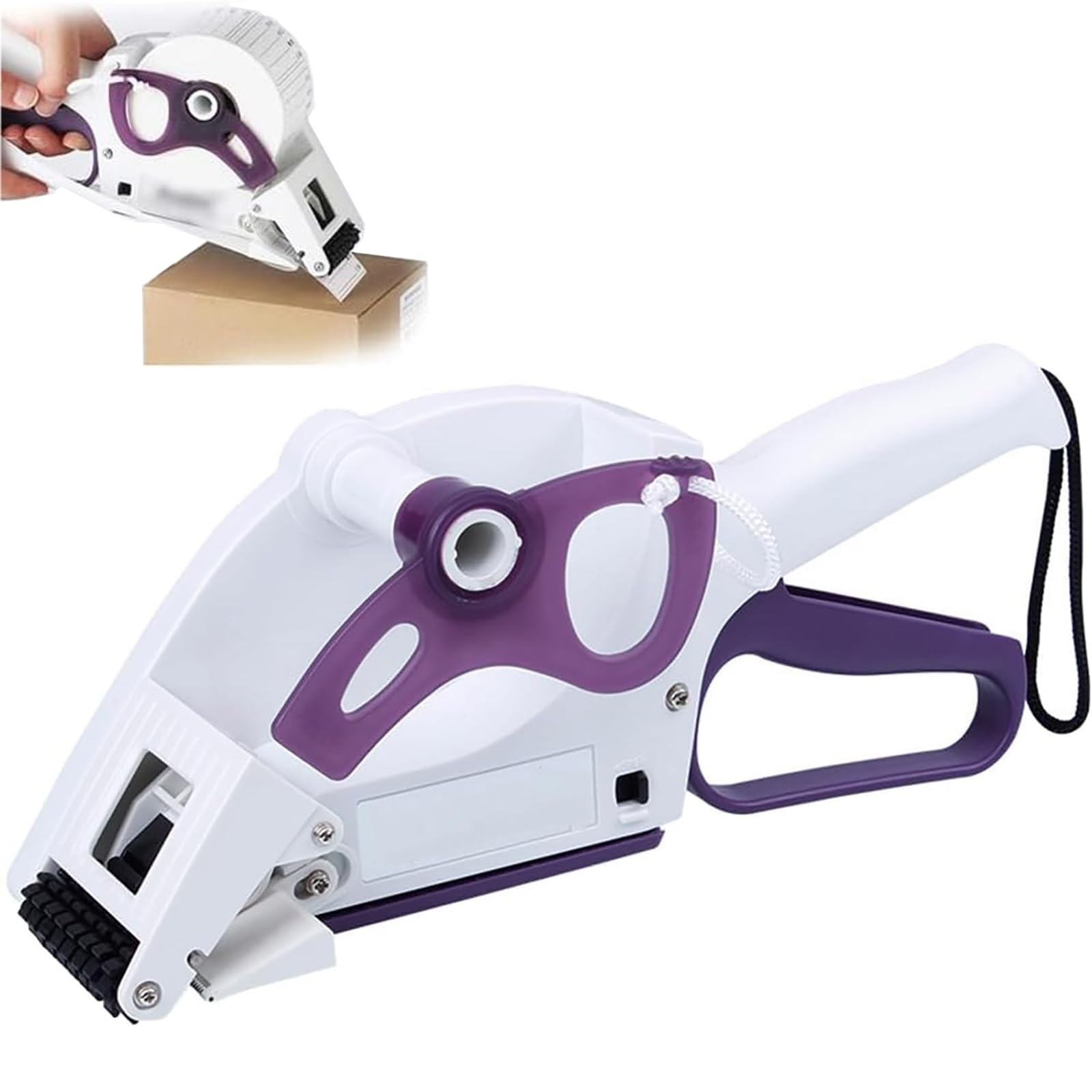 Applicatore di etichette manuale, etichettatrice for adesivi portatile, pistola for applicazione di codici a barre portatile, larghezza 20-75 mm, etichettatrice for bottiglie piatte rotonde e quadrate