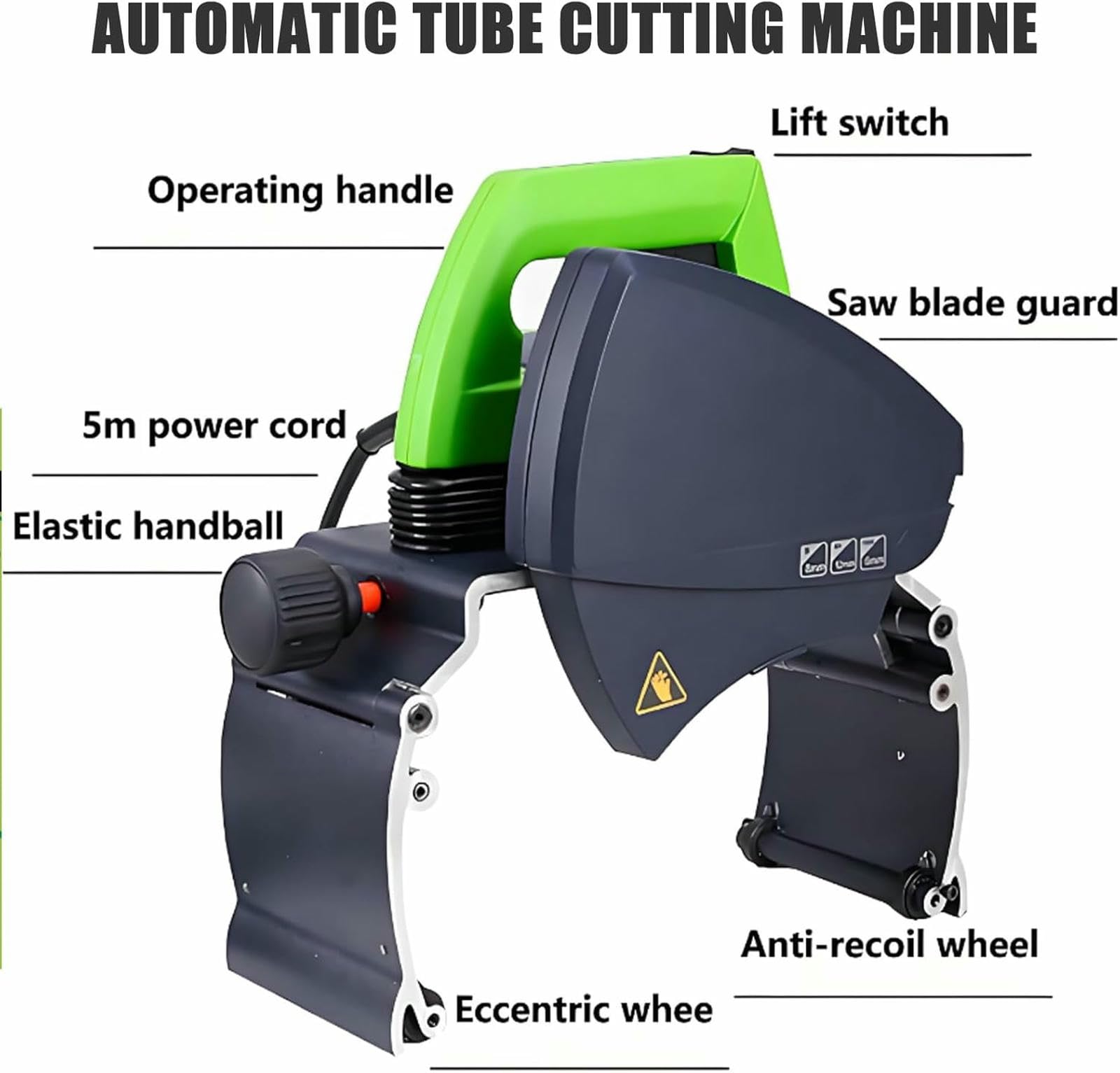 Tagliatrice Automatica Professionale di Tubi, Tecnologia di Taglio A Freddo con Lame da Sega Doppie, Strumento Industriale di Taglio Tubi in Acciaio Inossidabile 220/400 Mm 15-400 Mm