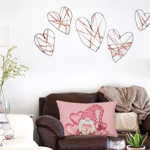 Miniatura 10 de Funda de cojín decorativa de algodón y lino con diseño de camión rojo con árbol de Navidad, regalo de Feliz Navidad, 12 x 20 pulgadas, diseño de