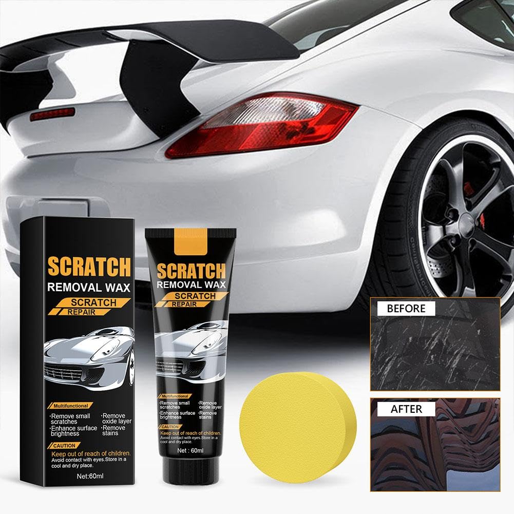 Car Scratch Remover and T-Cut Paint Repair Kit, Professional Auto Scratch Remover for Deep Scratches and Swirl Marks, Universal Car Wax Scratches Remover — view 3