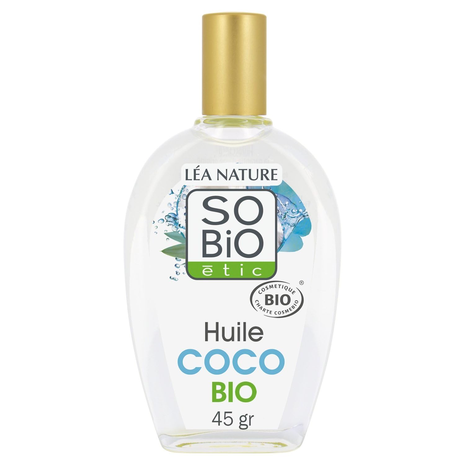 SO'BIO ETIC – Huile Végétale Bio Nourrissante et Protectrice, Soin Doux Corps et Cheveux (45g) - Le Lot De 3