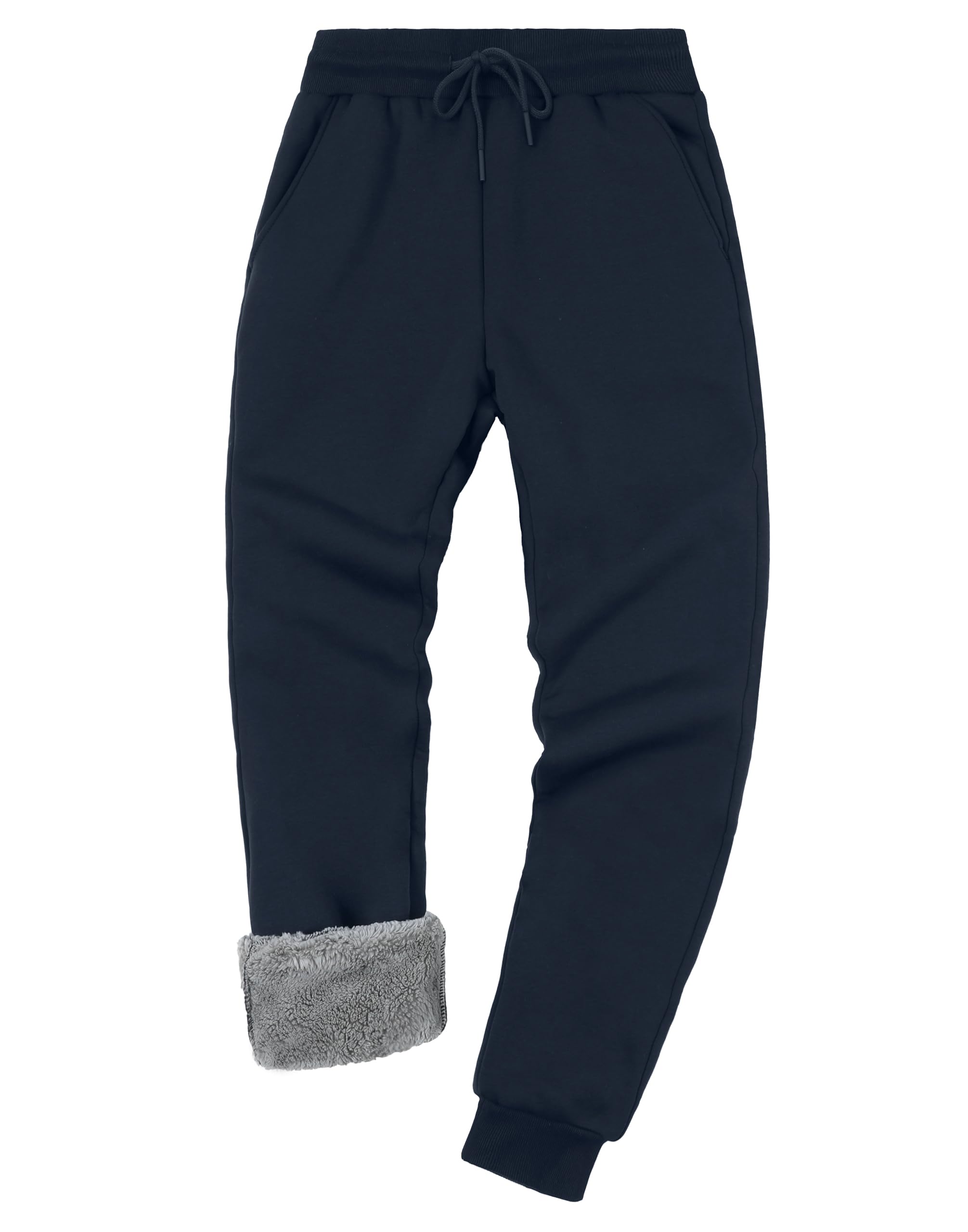 Pioneer Camp Men's Sherpa Lined Sweatpants Winter Warm Fleece Joggers Pants