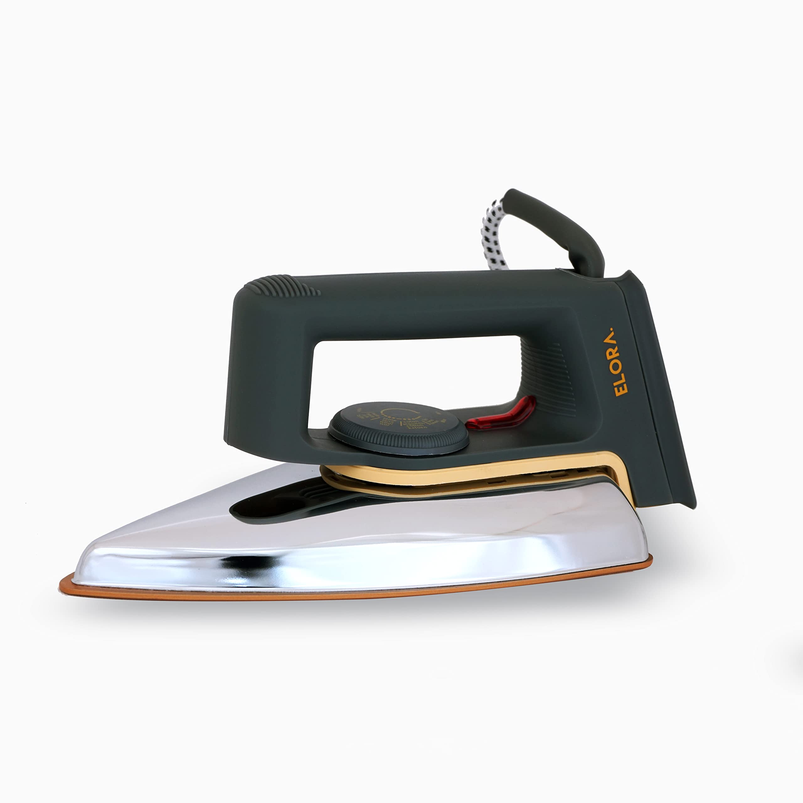 ELORA EFFICIENT-EFFECTIVE-ELEGANT Light Weight Dry Iron Suitable for All types Of Cloths Nylon Cotton Satin ELDI-1012