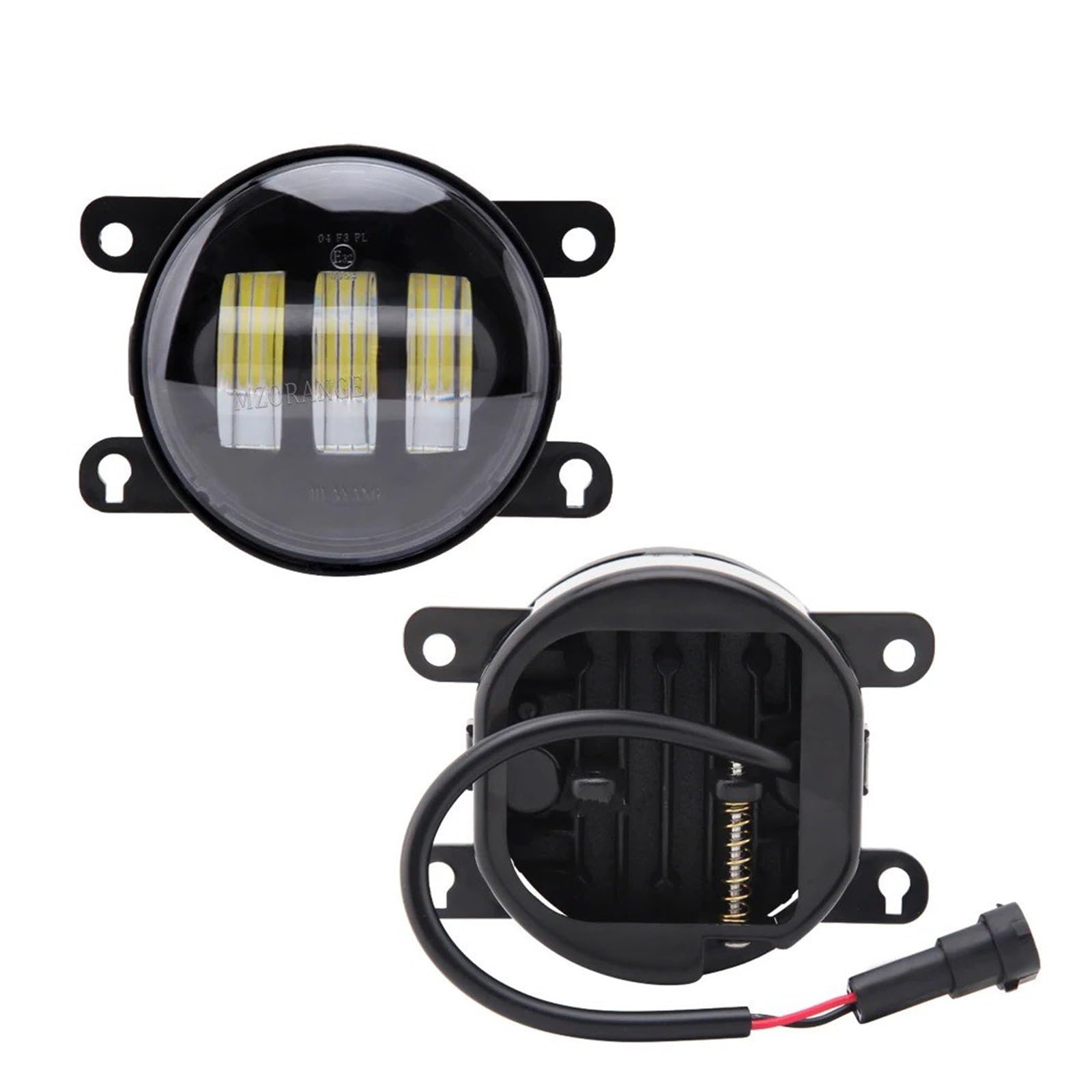 Feux brouillard LED pour Ford Focus MK2 MK3 en aluminium résistant