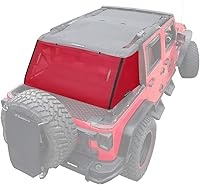 Vista 61 de Shadeidea JK Parasol Superior Compatible con Jeep Wrangler JKU Cobertura de Techo de Malla Suave (2007-2018) - Bloqueador UV de Ruido del Viento