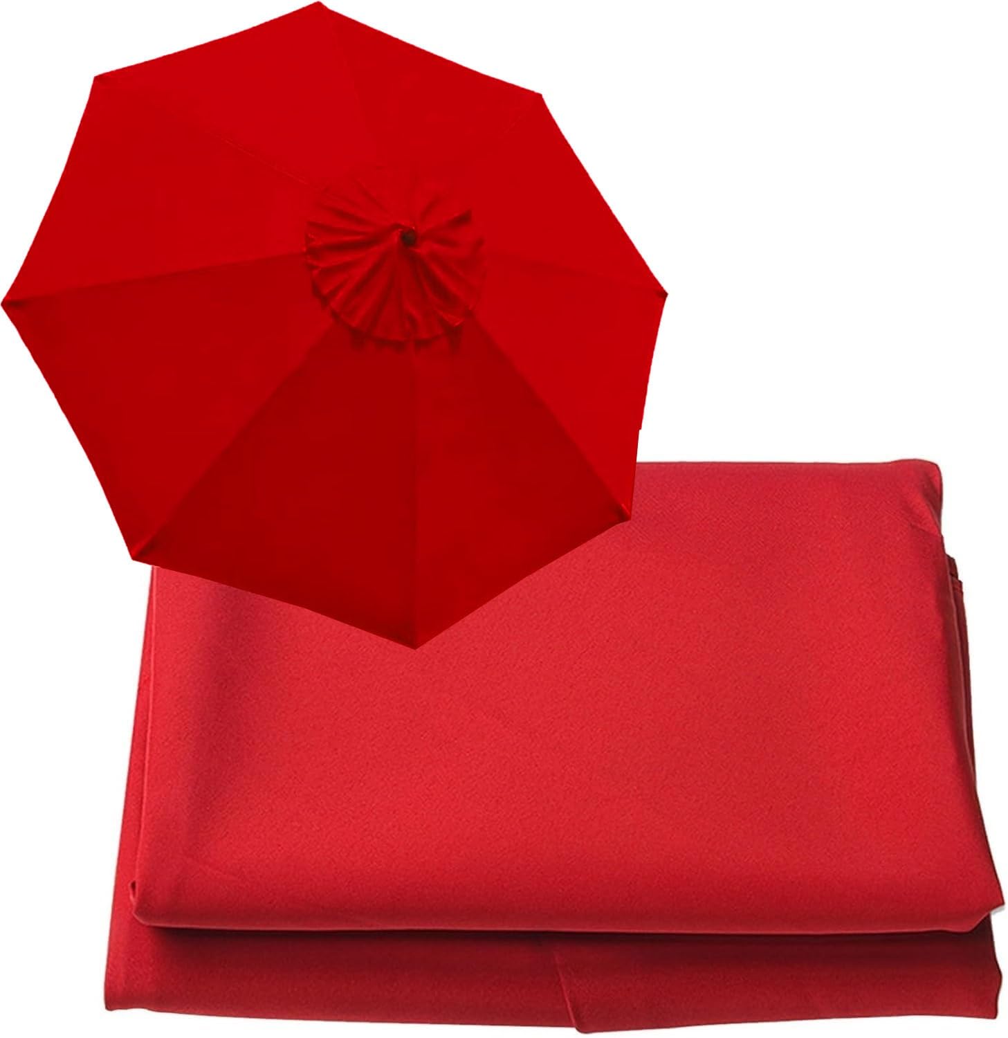 ILiemao Replacement Parasol Canopy 2 2.30 2.5 2.7 3.0 3.5m 6 Arms 8 Arms Protection for Garden Umbrella(L11,9.8ft 6 Ribs 3.0m)